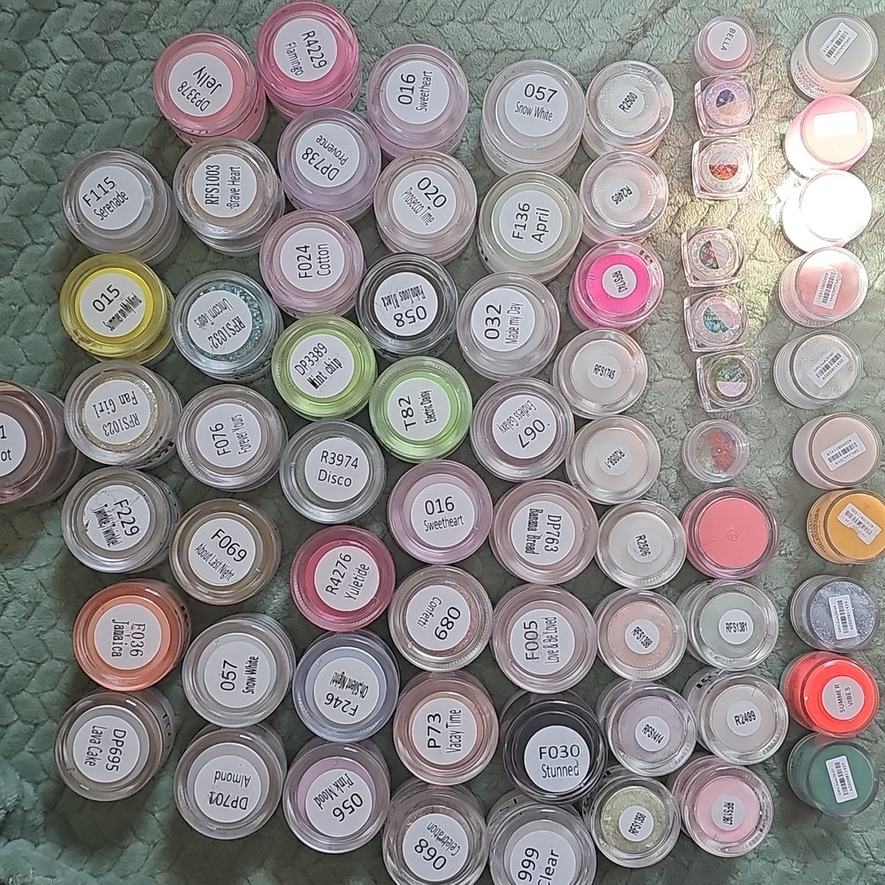 Assorted Nail Art Glitter Powder Set